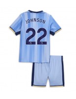 Tottenham Hotspur Brennan Johnson #22 Vieraspaita Lasten 2024-25 Lyhythihainen (+ shortsit)